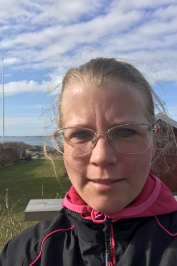 Hemma efter 5km löpning